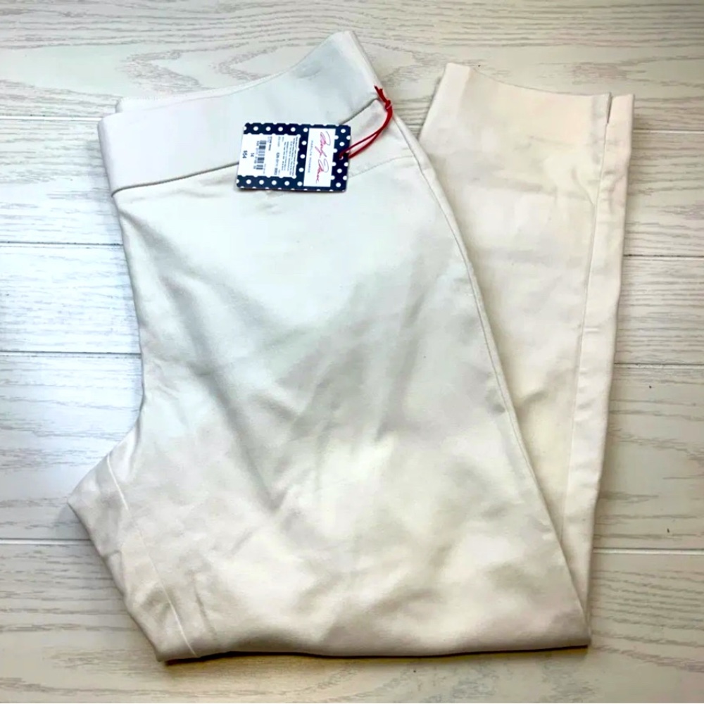 Marilyn Monroe Slim Elastic Pants, Women's Size 14, Beige NEW MSRP $54